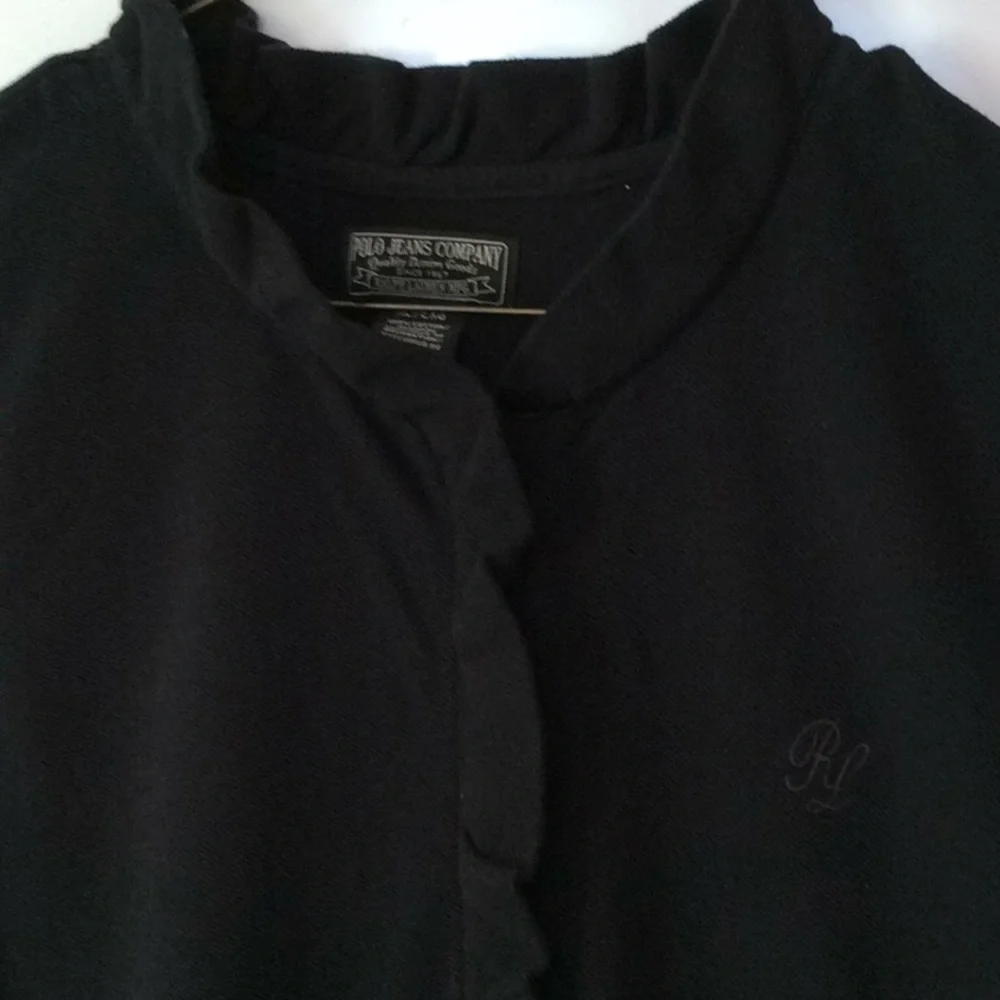 Vintage Ralph Lauren Black Cotton Sleeveless Dress - Picture 3 of 8